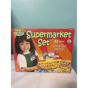 Learning Resources Pretend & Play Supermarket Set 93 Pieces LER 2646 Age 3+
